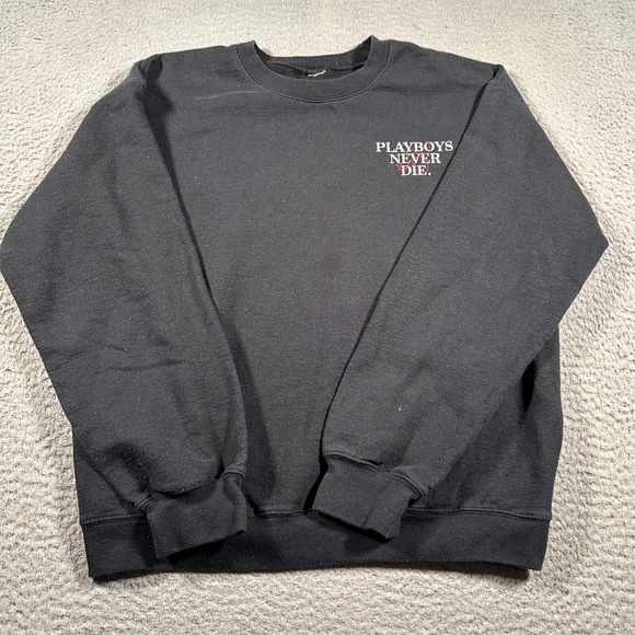 Other - Art Basel 2019‎ Playboys Never Die Sweatshirt Mens Black Long Sleeve Pullover